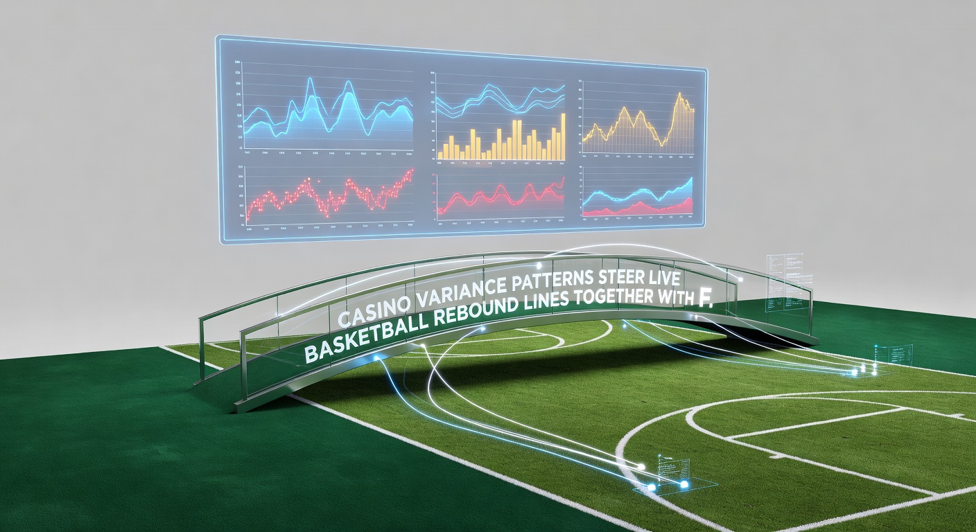 Data visualization overlaying casino variance charts with live basketball rebound trends, football set piece probabilities, and horse racing sectional graphs