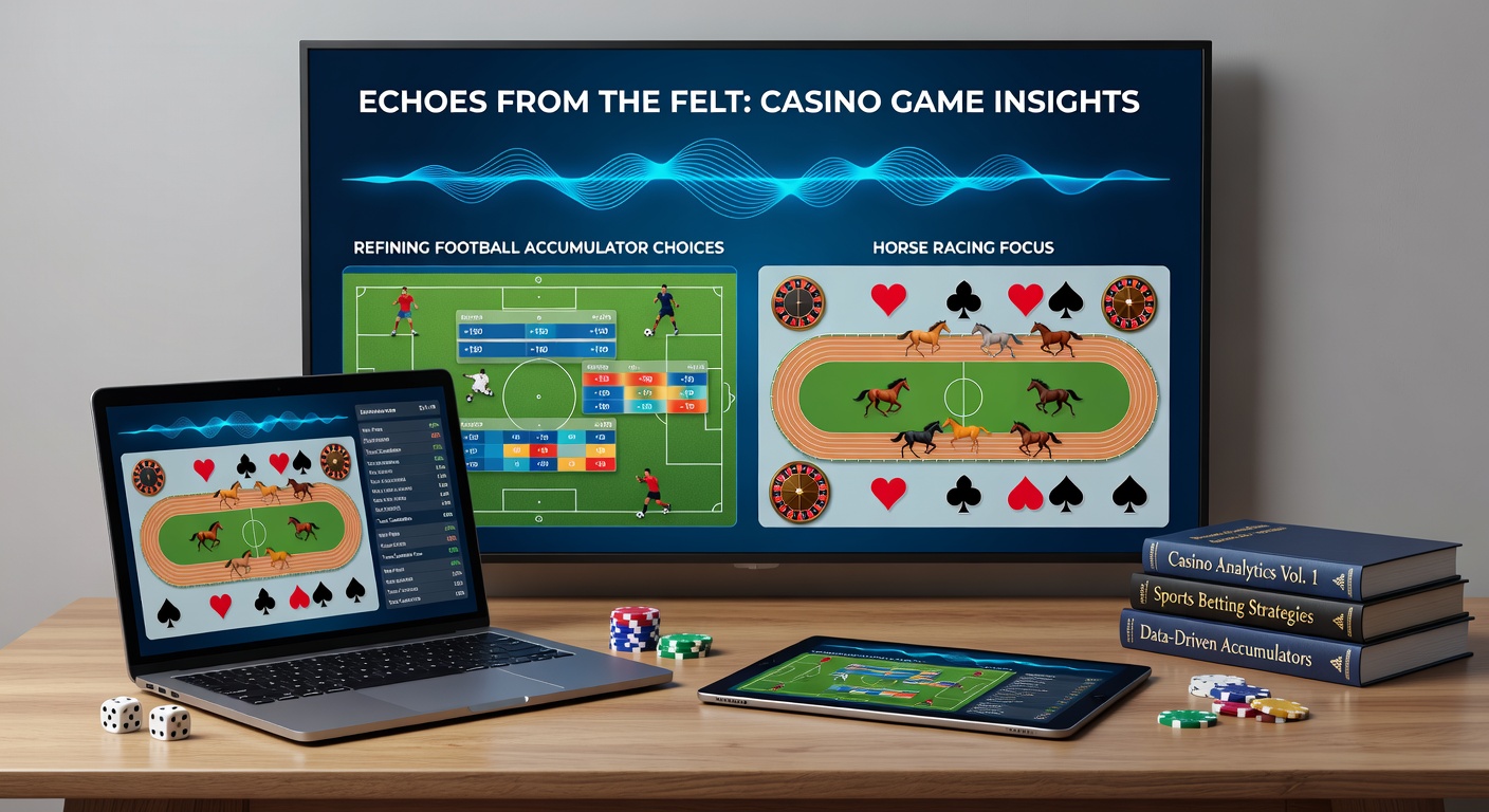 Horse racing form guide overlaying football accumulator data points on a digital interface