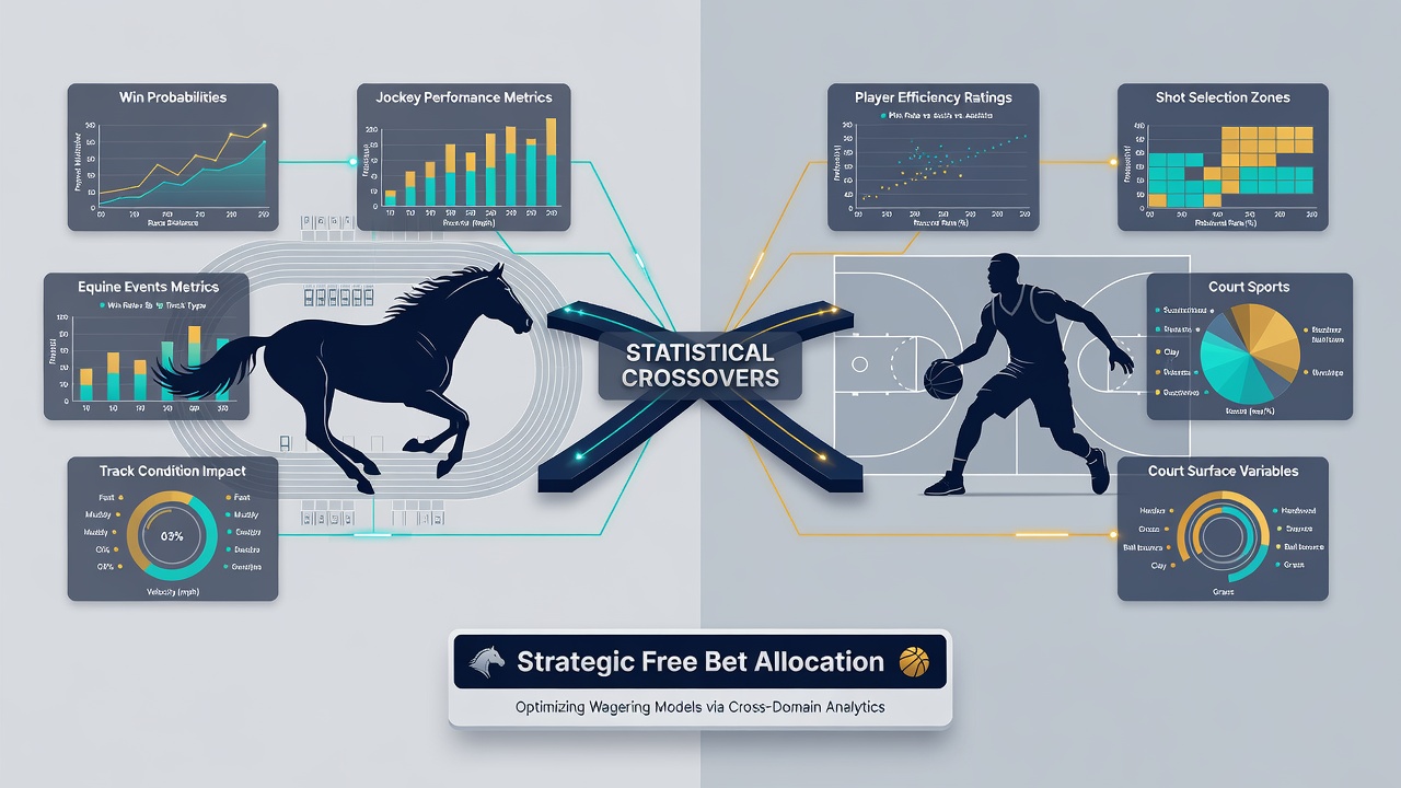 Infographic showing momentum correlations between horse finishing positions and tennis set recoveries